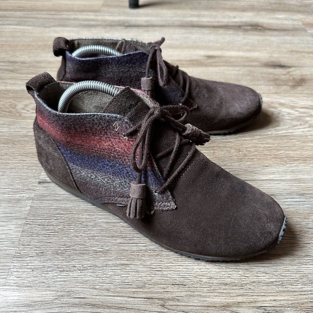 Eddie Bauer Transition Chukka Brown Suede Shoes Lace-up Women’s Size 9 6180-266
